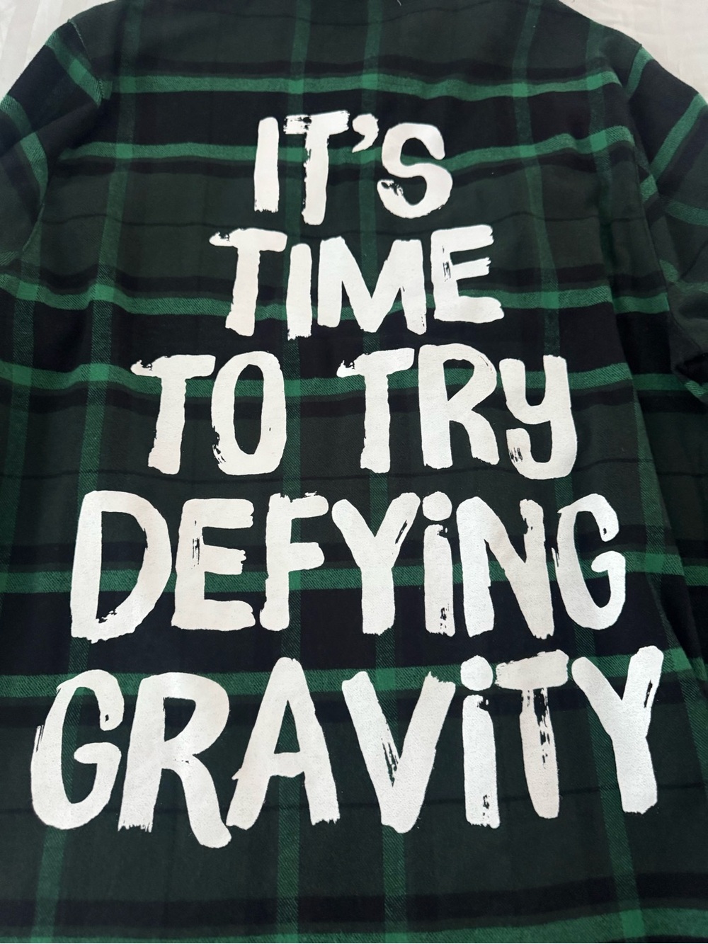 Cakeworthy x Wicked Elphaba “It’s Time To Try Defying Gravity” Flannel Shirt